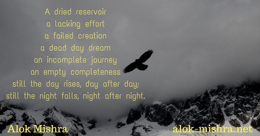 Alok Mishra poems hawk's melancholy