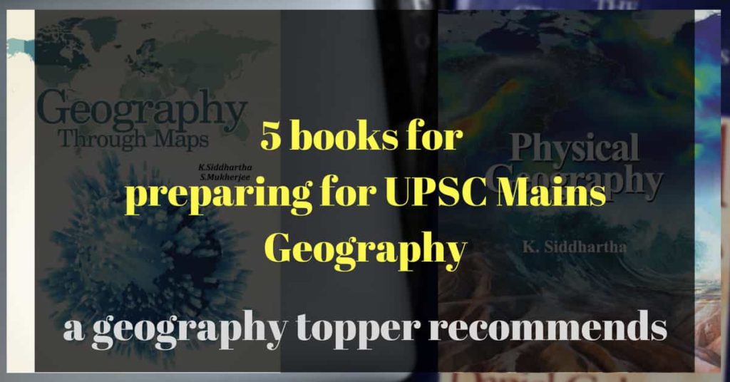 5 books for UPSC mains Geography